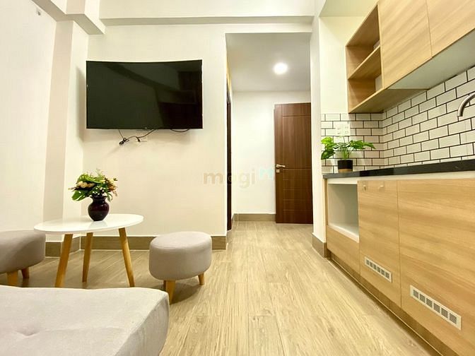 Hình ảnh Studio full nội thất vách ngăn cửa sổ quận 7.Hifriendz hỗ trợ cọc