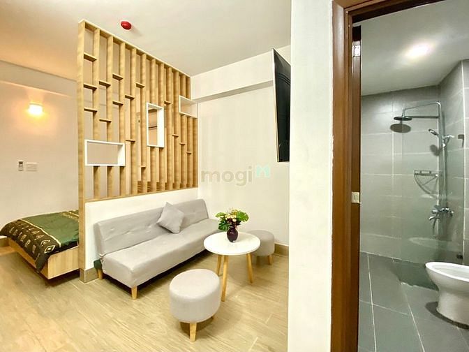 Hình ảnh Studio full nội thất vách ngăn cửa sổ quận 7.Hifriendz hỗ trợ cọc