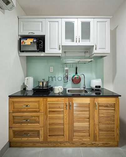 Hình ảnh 1PN 45m2 mới 100%_Thang máy, hầm xe_Ngay CV Lê Văn Tám Q1