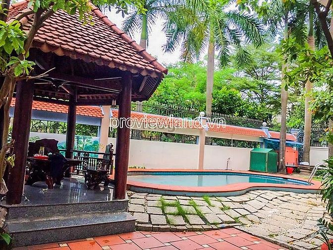 Hình ảnh Cho thuê biệt thự Kim Sơn Thảo Điền, khu Compound, dt 500m2, 3 lầu