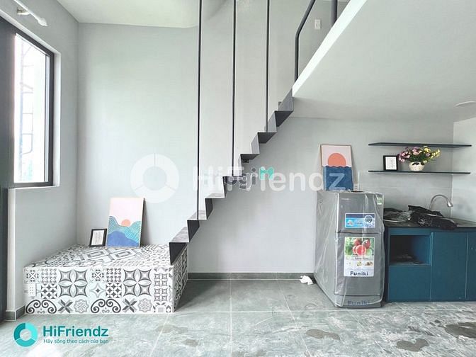 Hình ảnh Cho thuê chung cư mini dạng duplex giá rẻ gần cầu tham lương