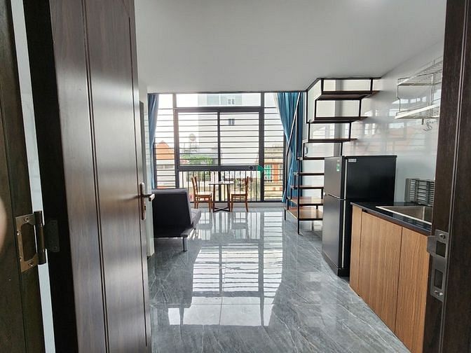 Hình ảnh Cho thuê chung cư mini dạng duplex giá rẻ gần cầu tham lương