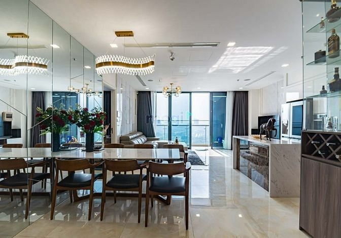 Hình ảnh 3PN,118m2 Vinhomes Q1 chỉ 42 tr/tháng ở ngay, view sông ,bitexco .