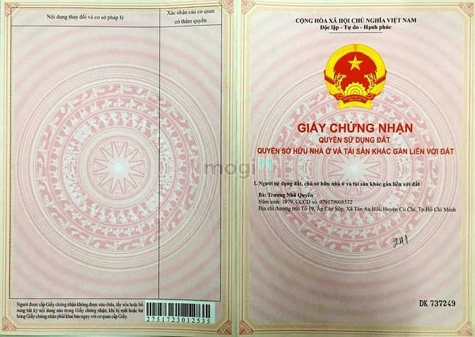 Hình ảnh Cần bán gấp lô đất ở Phú Hòa Đông - Củ Chi