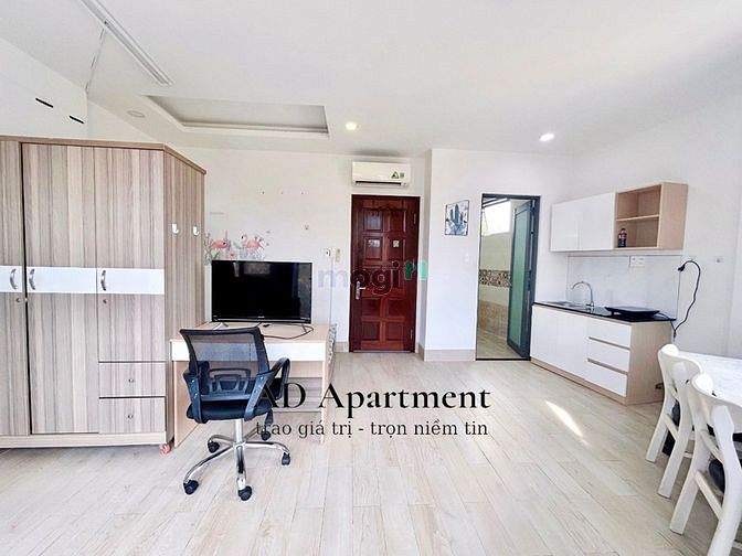 Hình ảnh ✅Căn Hộ Studio Ban Công Lớn 45m2_Full NT_An Ninh Cao Gần Cầu Bông Q1✅