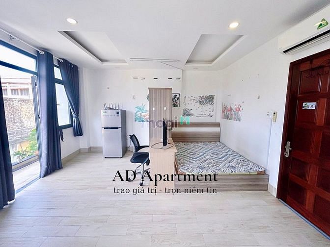 Hình ảnh ✅Căn Hộ Studio Ban Công Lớn 45m2_Full NT_An Ninh Cao Gần Cầu Bông Q1✅