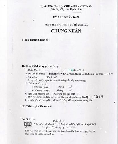 Hình ảnh Bán đất gần chung cư 4S Linh Đông Thủ Đức, 1372m2 đất, sổ hồng