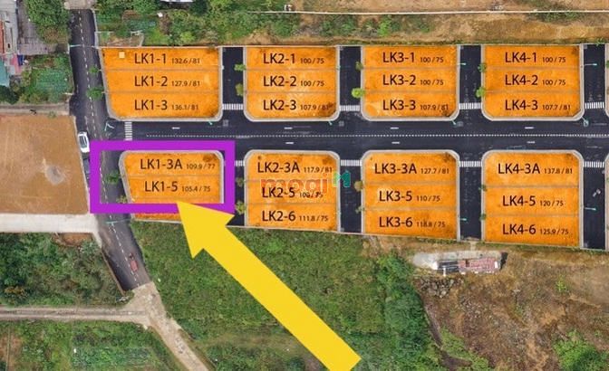 Hình ảnh Đất sổ đỏ 105m2 - lô góc 3 mặt thoáng. Đường 15m Đồng Chằm, Đông Xuân