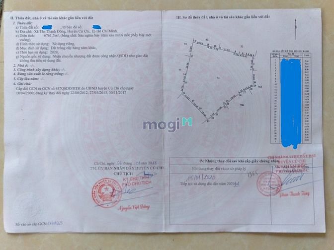 Hình ảnh Bán đất Củ Chi xã Tân Thạnh Đông; 9310.1m2; 70 tỷ; MT đường Bến Than