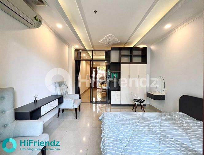 Hình ảnh 1PN+Studio_Ban công_Full nội thất_55m2_Thang máy hầm xe_Chợ Tân Định🔥