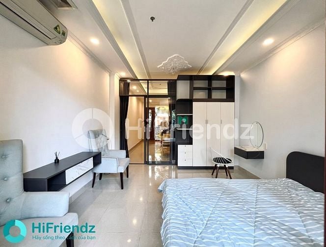 Hình ảnh 1PN+Studio_Ban công_Full nội thất_55m2_Thang máy hầm xe_Chợ Tân Định🔥