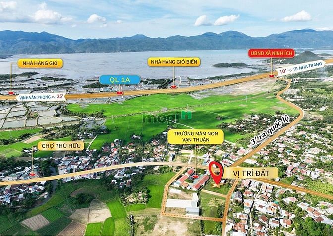 Hình ảnh Bán Đất Ninh Ích, Ninh Hòa, ngang 10m. Cách Nha Trang 15 phút đi xe
