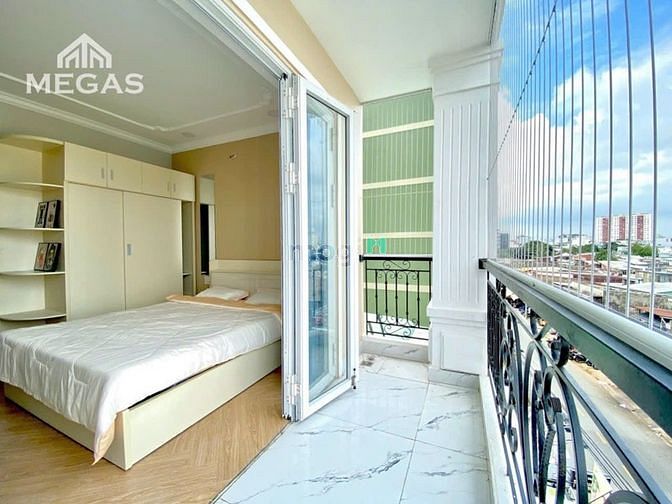Hình ảnh Thuê chdv 35m2 BANCOL đầy đủ nội thất ĐI BỘ QUA ĐH VLU CS3 BÌNH THẠNH