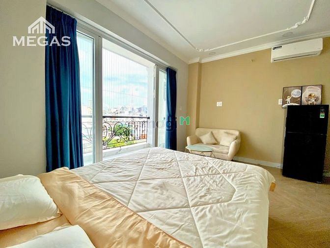 Hình ảnh Thuê chdv 35m2 BANCOL đầy đủ nội thất ĐI BỘ QUA ĐH VLU CS3 BÌNH THẠNH
