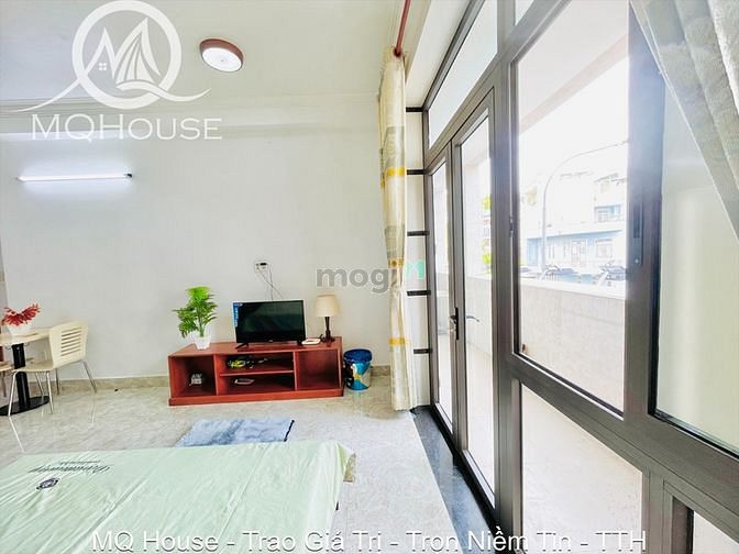 Hình ảnh 🔥Cho Thuê Căn Hộ Studio Ban Công ,Tháng Máy, Bảo Vệ - Gần Chợ Bà Chểu
