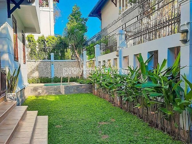 Hình ảnh Cho thuê biệt thự Thảo Điền, khu compound Eden, 3 tầng, 400m2, hồ bơi