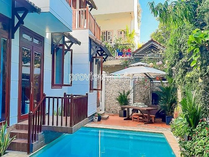 Hình ảnh Cho thuê biệt thự Thảo Điền, khu compound Eden, 3 tầng, 400m2, hồ bơi