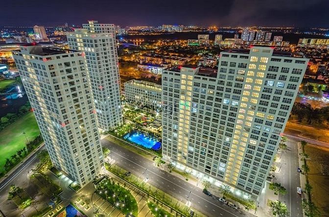 Hình ảnh Cho thuê Happy Valley, 135m2, 3pn, 2wc Full nội thất, 34tr, lầu cao