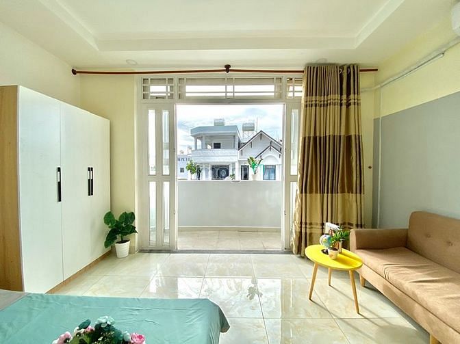 Hình ảnh 🔥CĂN HỘ MINI TÁCH BẾP - máy giặt riêng, Bancol rộng gần ĐH Văn Lang