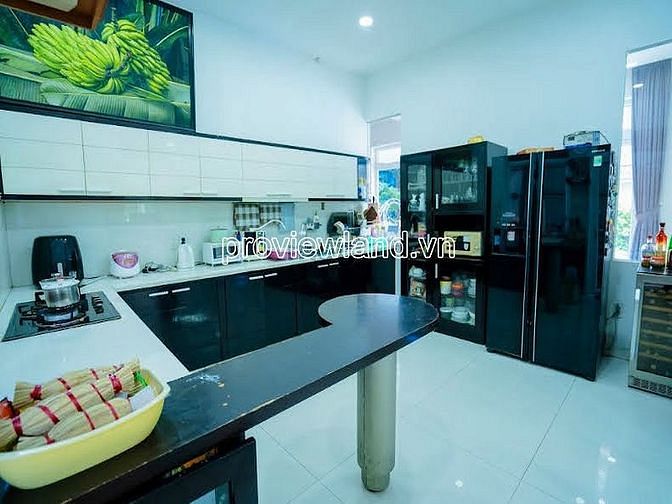 Hình ảnh Cho thuê căn biệt thự Thảo Điền, Khu compound, 5PN, 600m2 đất, hồ bơi