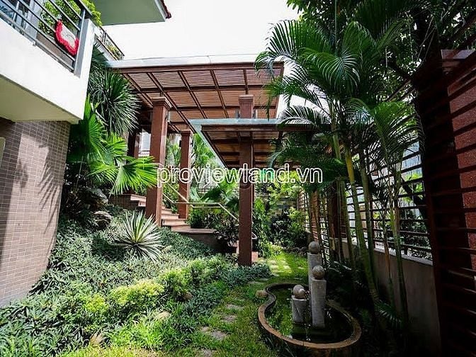 Hình ảnh Cho thuê căn biệt thự Thảo Điền, Khu compound, 5PN, 600m2 đất, hồ bơi