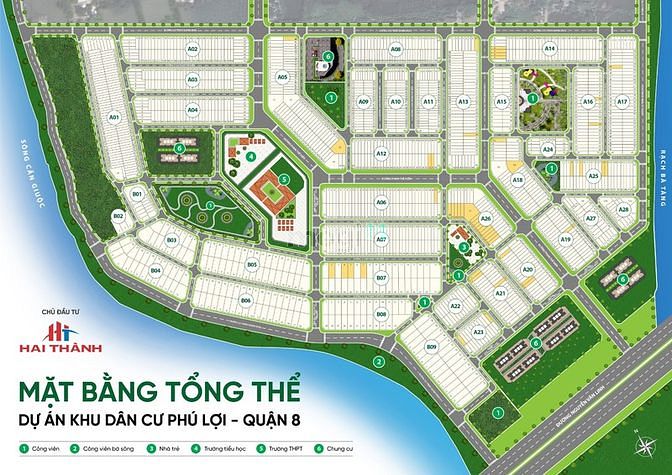 Hình ảnh Chuyên đất nền sổ đỏ P7 Q8, các dự án Phú Lợi, Sài Gòn Chợ Lớn,Nam gia
