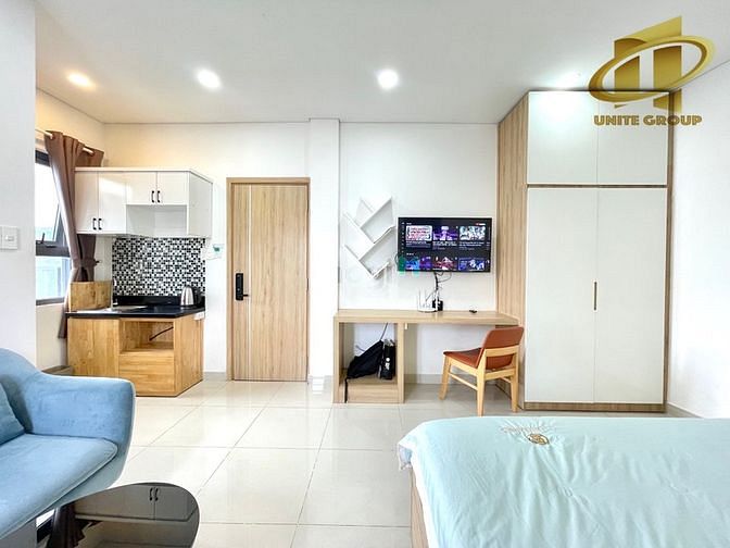 Hình ảnh Phòng Studio Tôn Thất Thuyết Q4 ban công rộng ngay trung tâm
