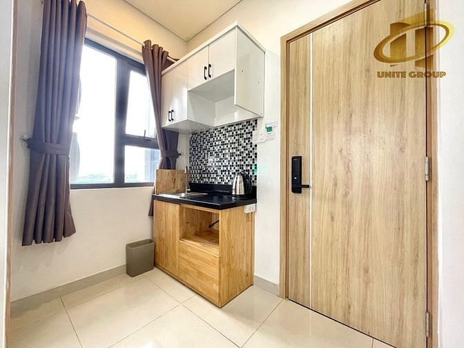Hình ảnh Phòng Studio Tôn Thất Thuyết Q4 ban công rộng ngay trung tâm