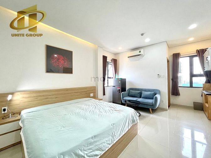Hình ảnh Phòng Studio Tôn Thất Thuyết Q4 ban công rộng ngay trung tâm