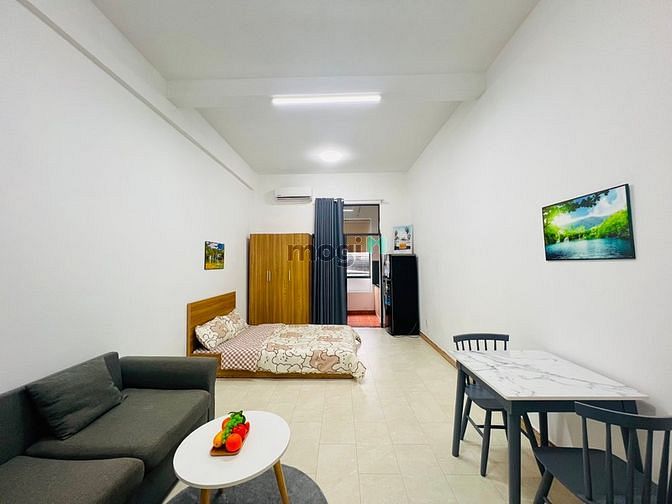 Hình ảnh THẢO ĐIỀN - căn Studio có vách ngăn bếp riêng - Đầy đủ nội thất