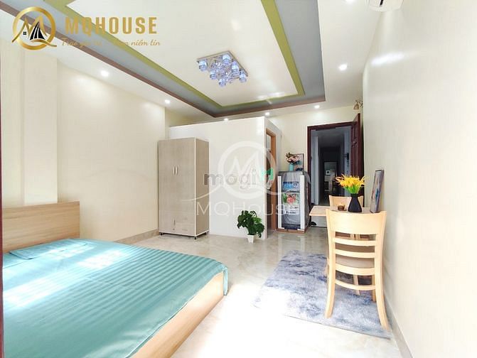 Hình ảnh Cho thuê studio ban công bếp riêng với phòng ngủ