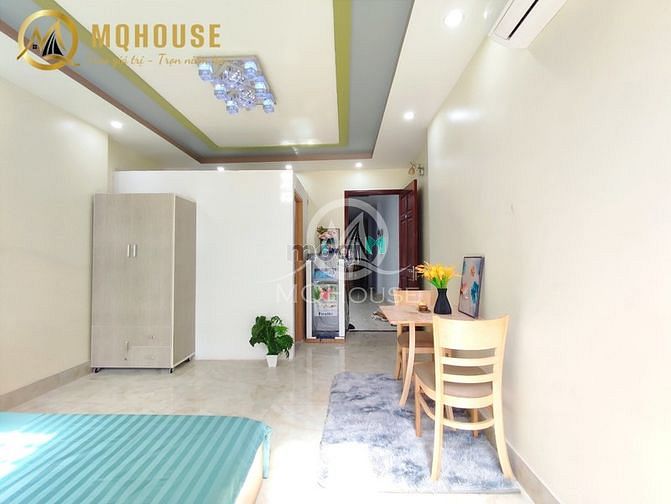 Hình ảnh Cho thuê studio ban công bếp riêng với phòng ngủ