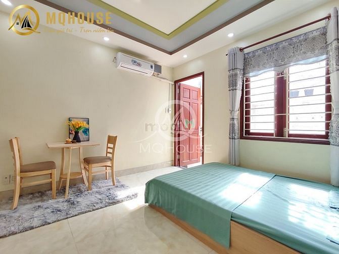 Hình ảnh Cho thuê studio ban công bếp riêng với phòng ngủ