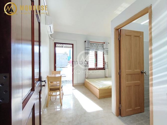 Hình ảnh Cho thuê studio ban công bếp riêng với phòng ngủ