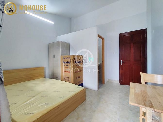 Hình ảnh Cho thuê studio ban công bếp riêng với phòng ngủ
