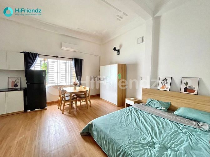 Hình ảnh 📍 Studio bancol - cửa sổ máy giặt riêng ngay sân bay