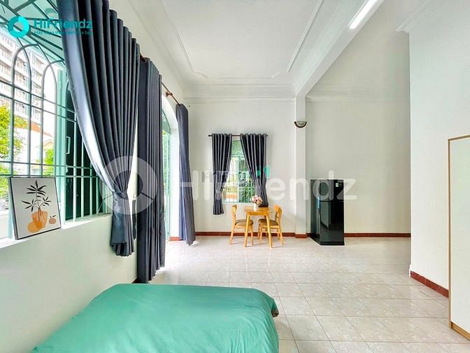 Hình ảnh 📍 Studio bancol - cửa sổ máy giặt riêng ngay sân bay