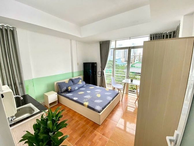 Hình ảnh Căn Hộ Dịch Vụ FULL Nội Thất- Ban công Ngay Văn Hiến