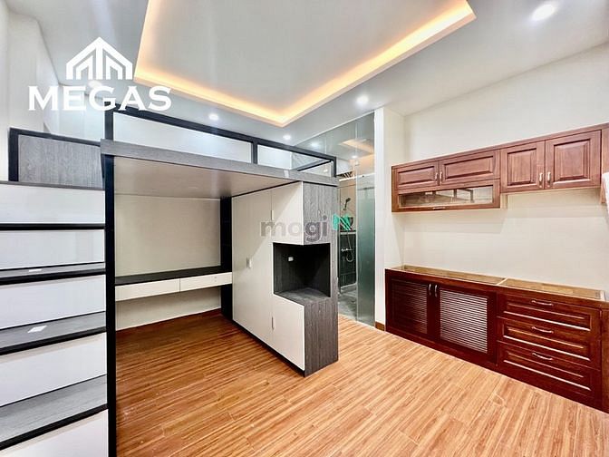 Hình ảnh Cho Thuê Căn Hộ Duplex View Kính Full Nội Thất Ngay Quang Trung.