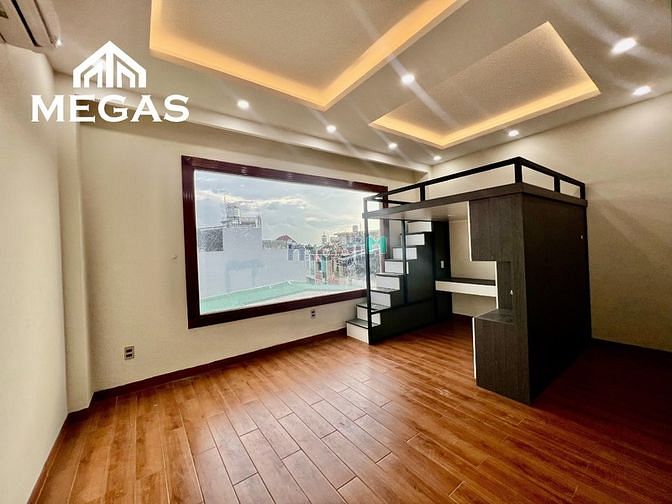 Hình ảnh Cho Thuê Căn Hộ Duplex View Kính Full Nội Thất Ngay Quang Trung.