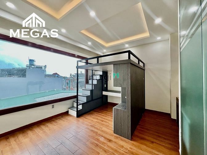 Hình ảnh Cho Thuê Căn Hộ Duplex View Kính Full Nội Thất Ngay Quang Trung.