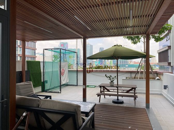 Hình ảnh Cho thuê 2PN Metropole Thủ Thiêm, đầy đủ nội thất 95m2 có sân vườn