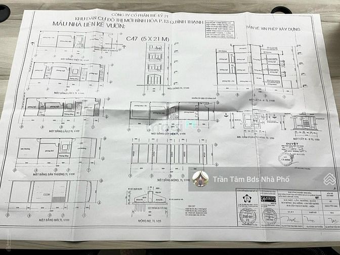 Hình ảnh Diện Tích Lớn Mật Độ Xây Cao Khu Biệt thự BÌNH LỢI , 105m2 (5x21m)
