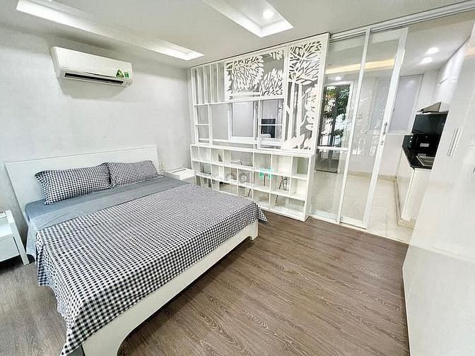 Hình ảnh ✅Studio Vách Ngăn Ban Công 45m2_Full NT Mới Keng Gần ĐH Văn Lang✅