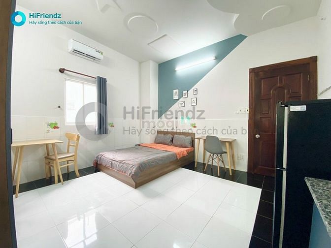 Hình ảnh Studio full nội thất - cửa kính siêu lớn view đẹp