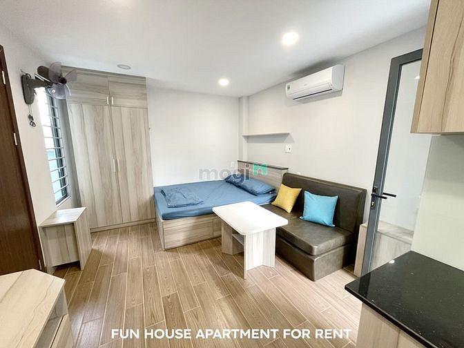 Hình ảnh Cho Thuê Studio Giáp Q1, Gần Thảo Cầm Viên, Ban Công, Full Nội Thất