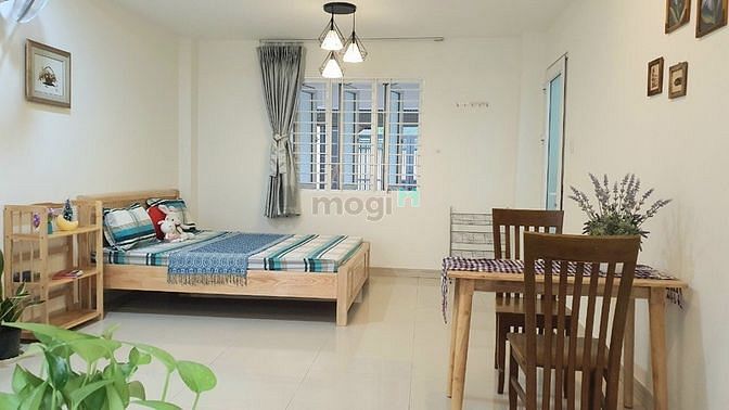 Hình ảnh 1pn full nội thất - bao chi phí chỉ tính điện hf hỗ trợ 1tr cọc ngay