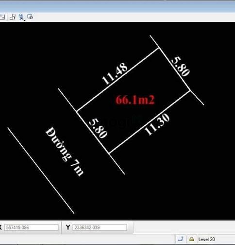 Hình ảnh Đất phân lô Oto, Kinh Doanh Mễ Trì 66M2 x 5,8m MT 7tỷ9