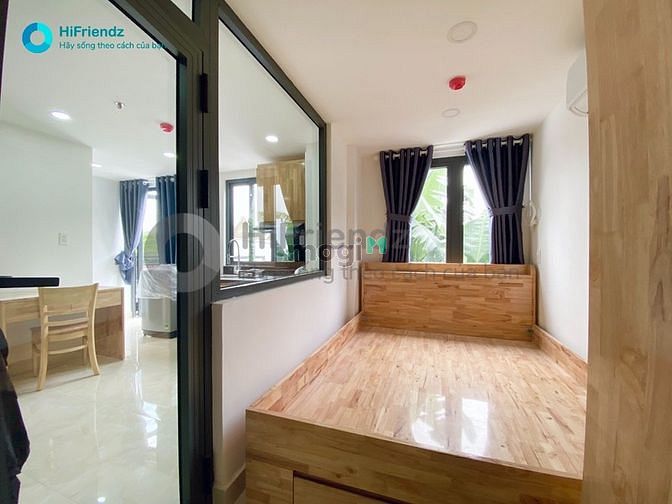 Hình ảnh ⛱ Studio full nội thất - cửa kính siêu to - máy giặt riêng