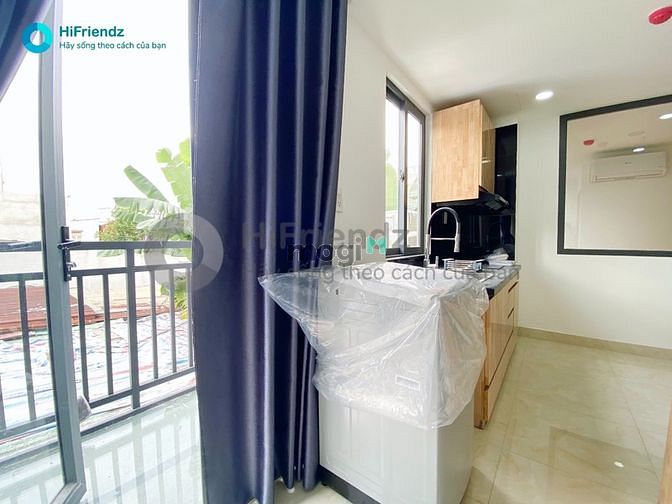 Hình ảnh ⛱ Studio full nội thất - cửa kính siêu to - máy giặt riêng